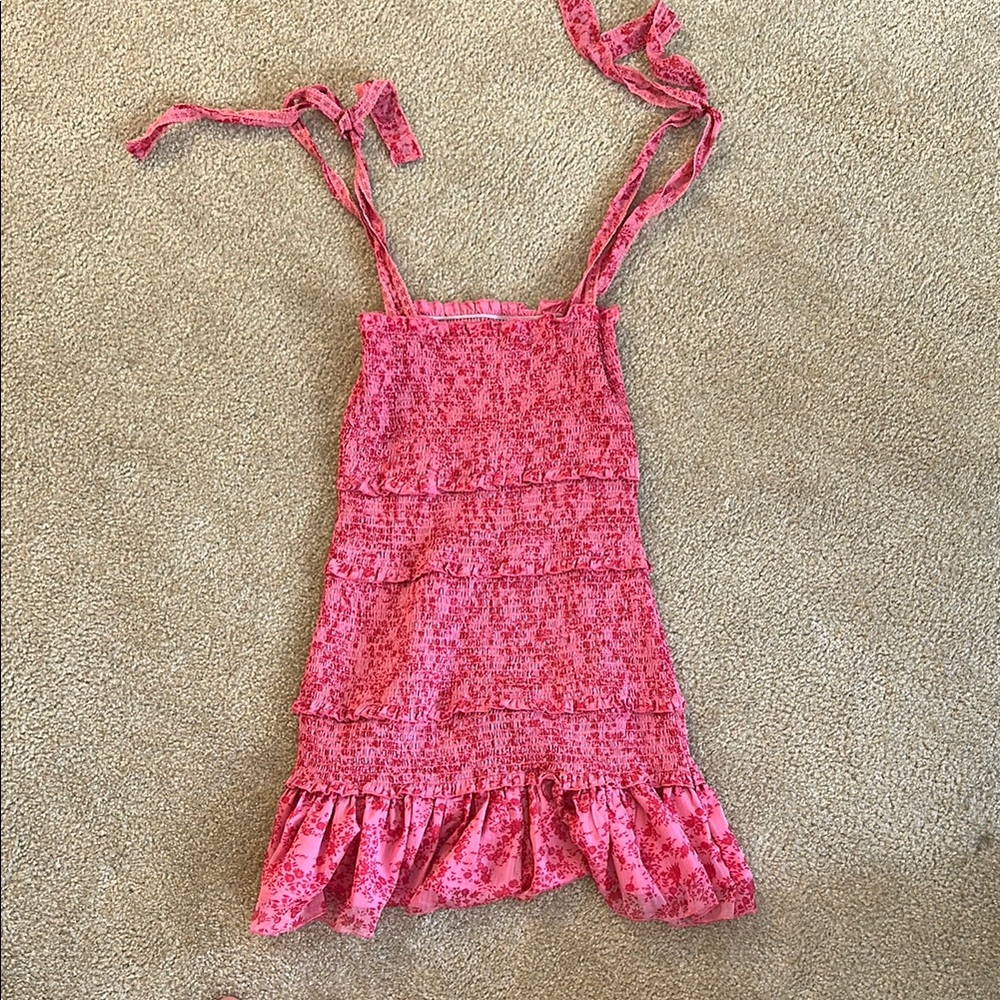 Pink Floral Dress